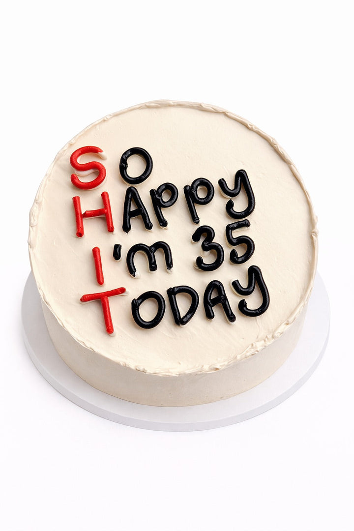 So Happy I’m 35 Cake